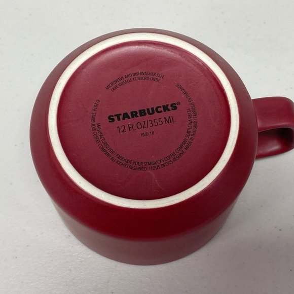 Starbucks 2018 Valentines Day Red Coffee Mug Tea Cup Arrow The Heart - Picture 7 of 7